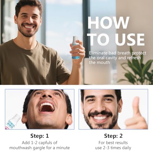 Tonsil Stone Remover, Tonsil Stone Mouthwash to Help Soothe Tonsils, Eliminate Bad Breath and Relieve Dry Mouth