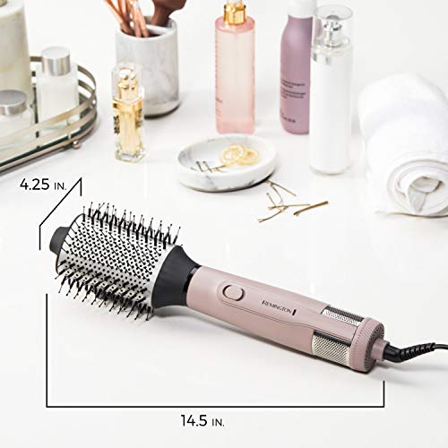 Remington Pro Wet2style Oval Dryer & Volumizing Brush, 1 Count (Pack of 1), Blush