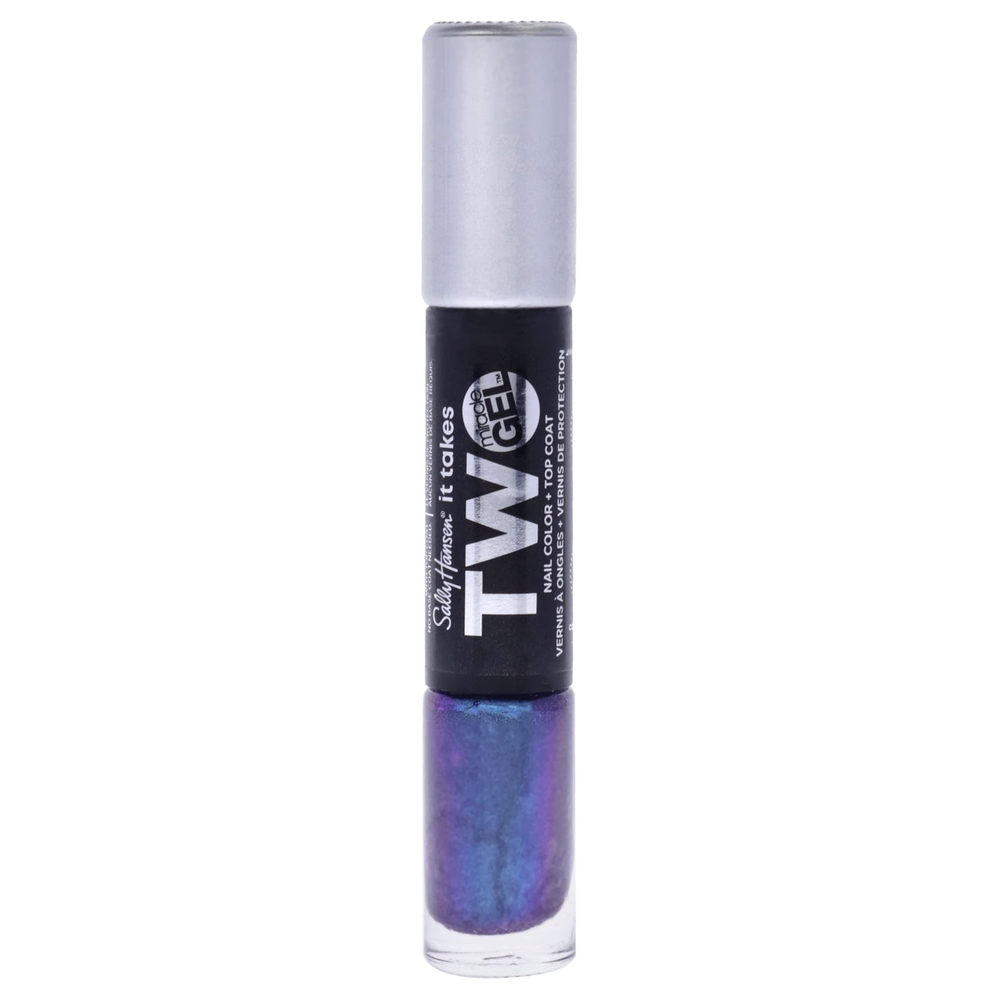 Sally Hansen It Takes Two Miracle Gel™, Hyp-nautical, Long Lasting, Gel-Like Formula, No UV Lamp Needed, Blue Nail Polish