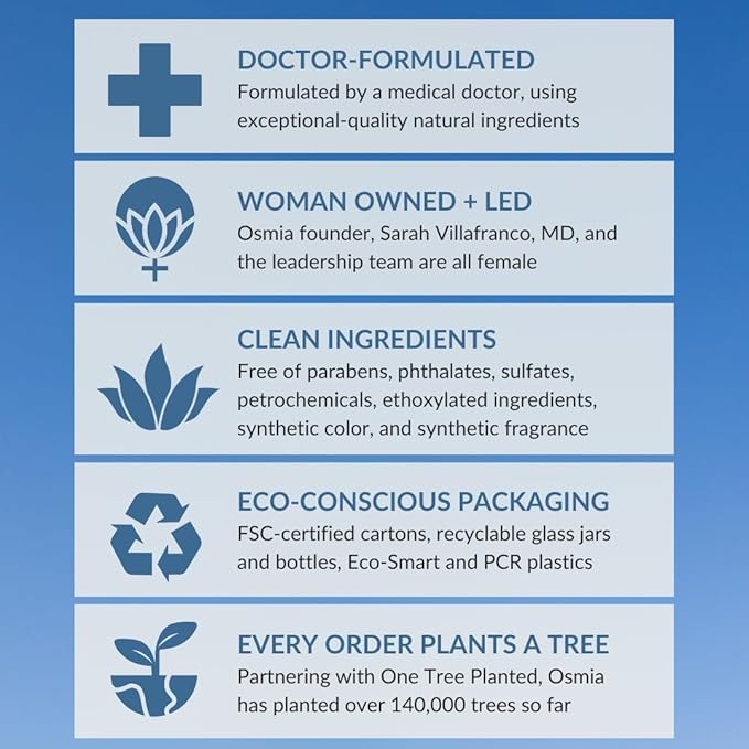 Osmia Skincare - Natural Balance Facial Serum | Black Cumin, Rosehip, Lavender, + Geranium Oils | Soothe, Hydrate, Smooth | Clean Beauty For Healthy Skin (0.5 fl oz | 15 ml) Packaging May Vary