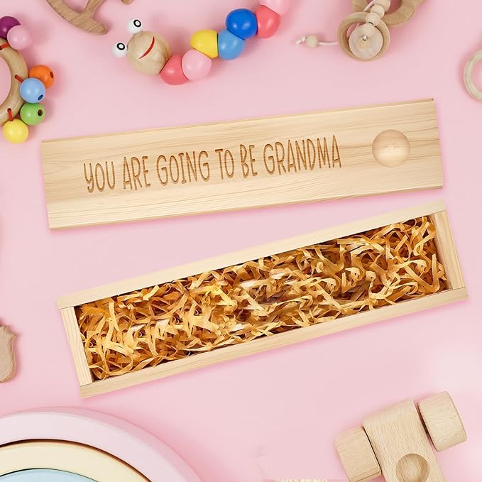 Pregnancy Announcement for Grandparent Grandma, Pregnancy Test Keepsake Box, Baby Announcement Reveal Gifts Ideas for Husband Grandparents Dad Aunt and Uncle
