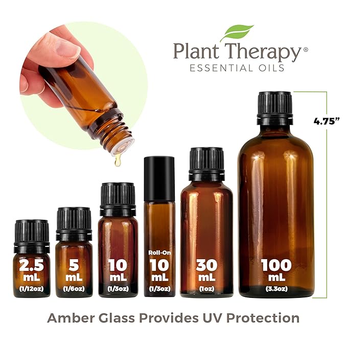 Plant Therapy Organic Blue Yarrow Essential Oil 5 ml (1/6 oz) 100% Pure, Undiluted, Therapeutic Grade