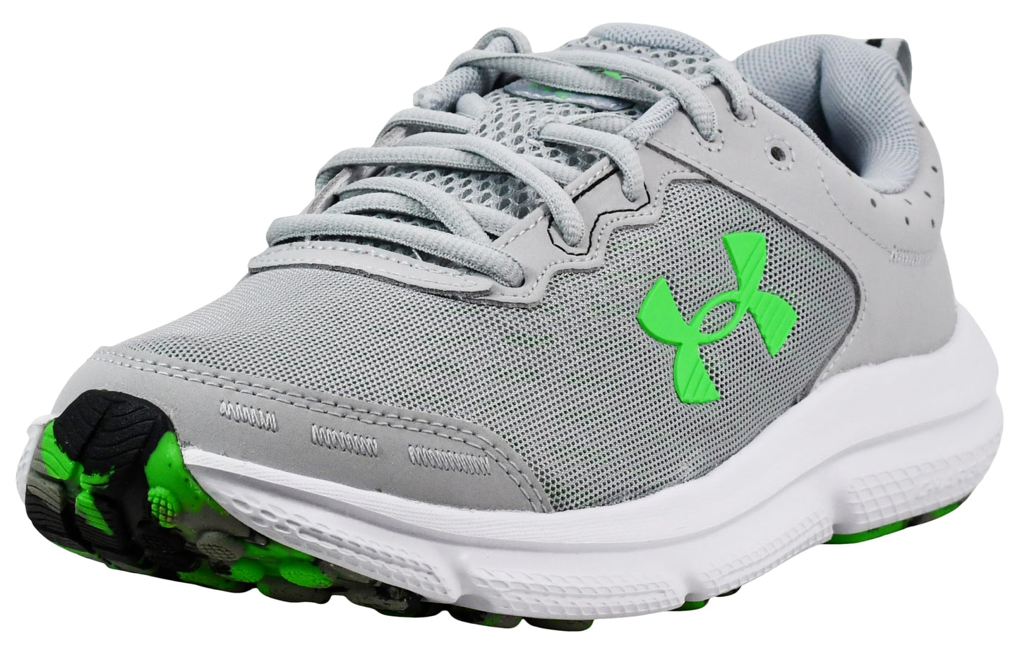 Under Armour Men's Charged Assert 10, (103) Steel/Steel/Atomic, 7, US