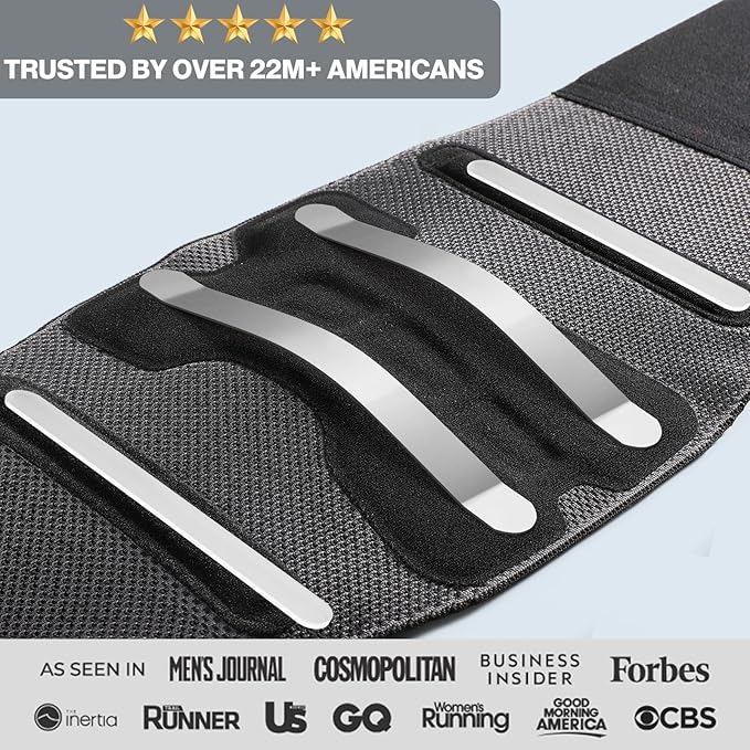 NEENCA Back Brace for Lower Back Pain Relief with Bionic Support System, Adjustable Lumbar Support Belt for Men & Women with Lumbar Pad, Soft Breathable Mesh for Herniated Disc, Sciatica, Scoliosis...