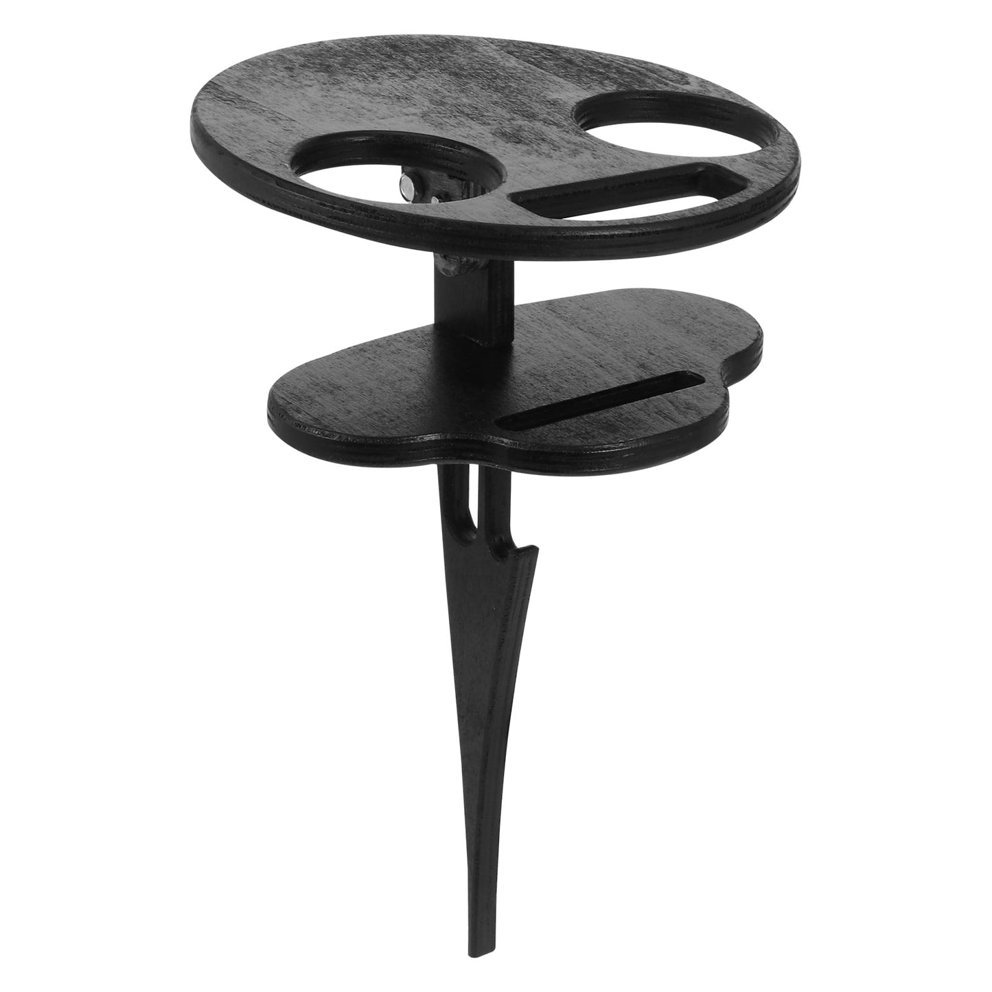 CIMAXIC Garden Tables For Outdoors Wine Table Wood Portable Camping 1Pc