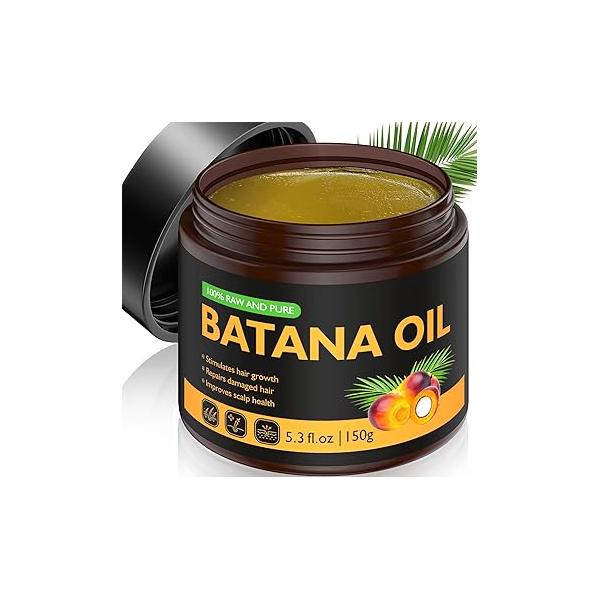 Veakoo Raw Batana Oil for Hair Growth, 100% Natural Pure, Dr. Sebi Organic from Honduras, Unrefined Growth Women Men, Prevent Loss, Repair Damaged Hair, Nourish Scalp 5.3 oz