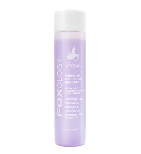 Vegan And Cruelty Free Enriched Nail Polish Remover Made in USA By Arctic Fox