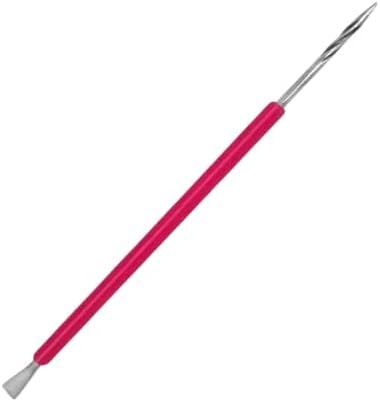 Pusher and Stick Stainless Steel with Pink Silicone Cover (ISIS017)