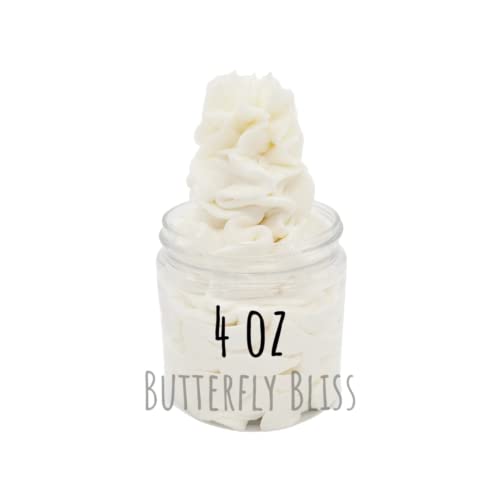 Lilac Whipped Body Butter, natural lotion, organic, 8oz jar, made with shea butter, mango butter, coconut oil, almond oil
