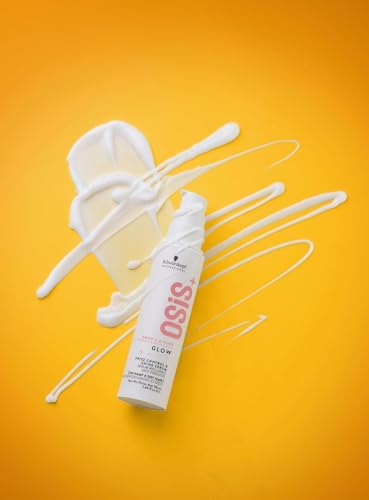 OSiS+ Glow Anti-Frizz Shine Serum - Lightweight Heat Protection & Frizz Control for All Hair Types