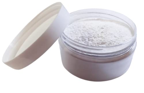 Sandalwood-Patchouli Scented Silk Body Powder - 8 oz Jar Talc Free Dusting