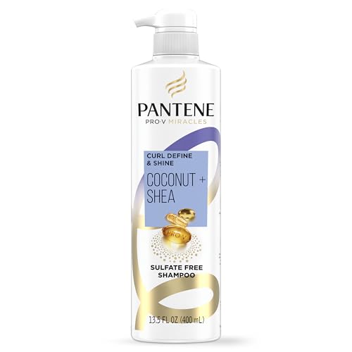 Pantene Pro-V Miracles Curl Define & Shine Coconut + Shea Sulfate-Free Shampoo 13.5 FL OZ