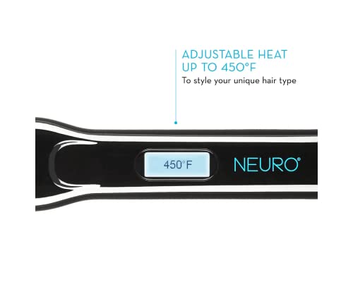 Neuro by Paul Mitchell Smooth Titanium Flat Iron, Adjustable Heat Settings, For Advanced Smoothing + Straightening