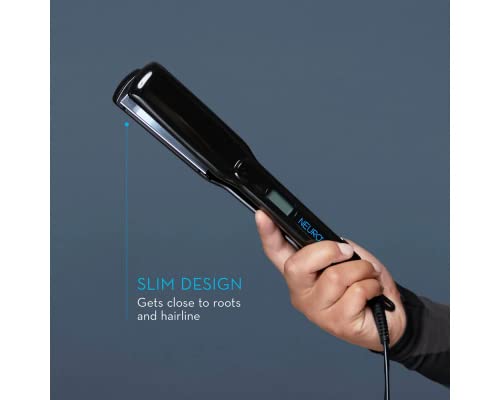 Neuro by Paul Mitchell Smooth Titanium Flat Iron, Adjustable Heat Settings, For Advanced Smoothing + Straightening