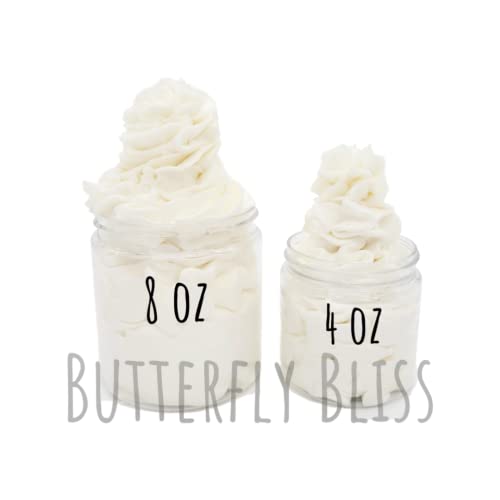 Lilac Whipped Body Butter, natural lotion, organic, 8oz jar, made with shea butter, mango butter, coconut oil, almond oil