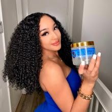Nefertiti's Secrets Natural Growth Curl Definer | Aloe Vera and Moringa Oil for Hair Growth & Moisture | Strong Hold | Frizz Controller | Curly Hair Products for Women | 8 oz / 237 mL