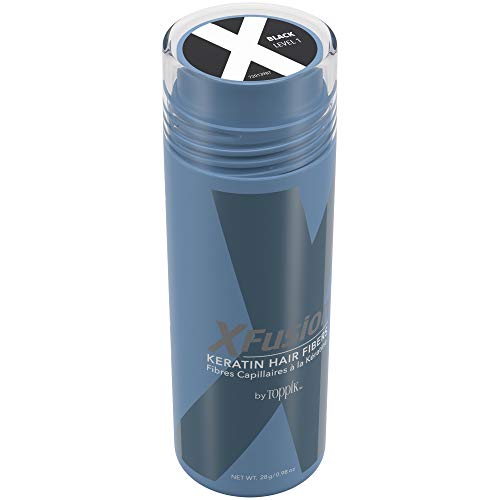 XFusion Keratin Hair Fibers - Black (Large Size 28g)