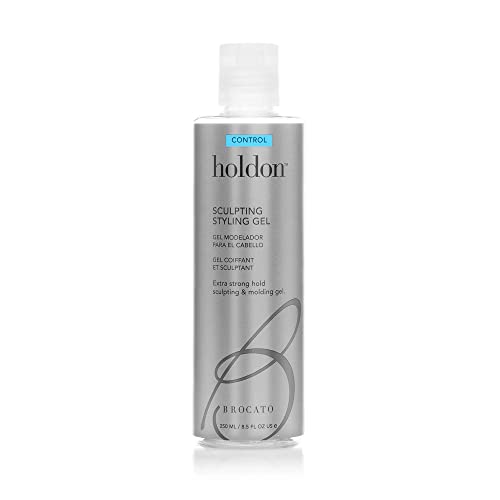 Holdon Control Sculpting Styling Gel, 8.5 Fl Oz | Extra Strong Hold Scalping, Shaping, & Molding Gel | For All Hair Types Men & Women