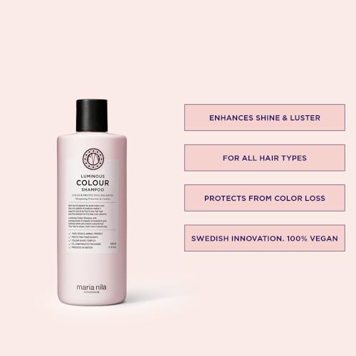 Maria Nila Luminous Colour, Reduces Colour Loss from Washing, Pomegranate Counteracts Dehydration, 100% Vegan & Sulfate/Paraben free