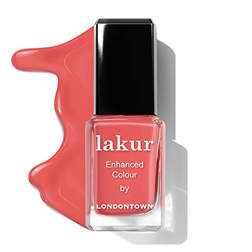 LONDONTOWN Muted Matte Clay Glossy Nail Polish, Savanna lakur, Vegan Chip-Resistant Long-Lasting Nail Lacquer