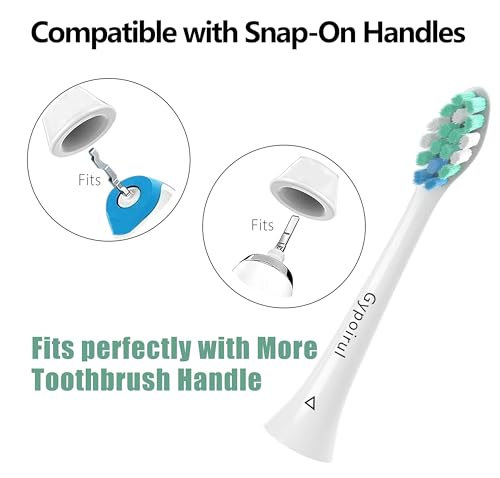 Toothbrush Replacement Heads Compatible with Philips Sonicare Replacement Heads, Electric Brush Head for 4100 5100 6100 9023 W Optimal Plaque Control 10 Pack