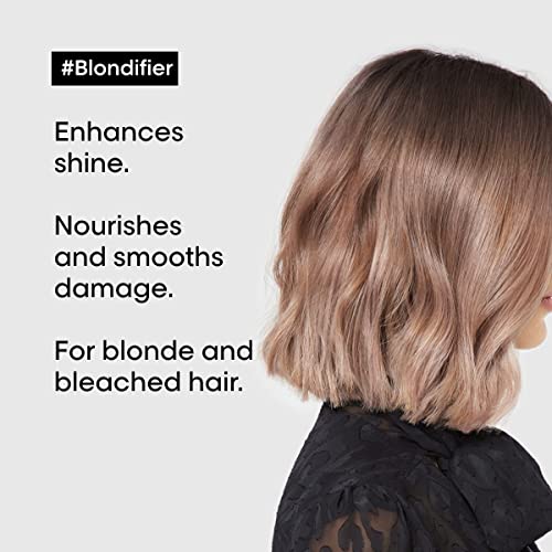 L'Oréal Professionnel Paris Blondifier Clarifying Shampoo - Restores Color -Treated Hair, Enhances Shine & Fights Brass, For Blonde or Bleached Hair