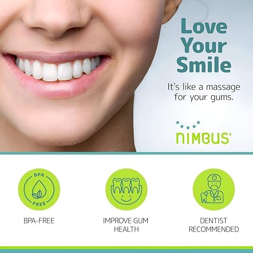 NIMBUS NIMBY Kid's Extra Soft Toothbrushes for Sensitive Teeth and Receding Gums, Periodontist Design Plaque Remover Travel Toothbrush, Individually Wrapped (4 Pack, Colors May Vary)