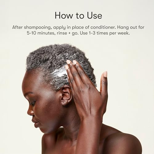 Moisture Hair Mask, Conditioner Treatment with Jojoba and Argan Oils for All Hair Types + Textures, 8 Fl Oz