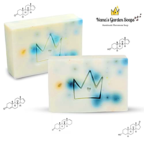 Nana's Garden Pheromone Soap Bar 4oz Mens (AndrosteRone + AndrosteNone + Androstadienone + Androstenol) [2 Pack]