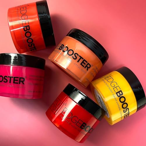 Style Factor Edge Booster Strong Hold Water-Based Pomade 3.38oz-Raspberry Scent