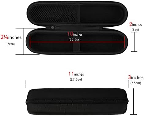 Travel Electric Toothbrush Case, Portable Container Holder Storage Box, PU Travel Case Compatible With Oral-B Pro 1500 8000, Philips 4100, 5100 6100, 9900 (Black PU 1pack)
