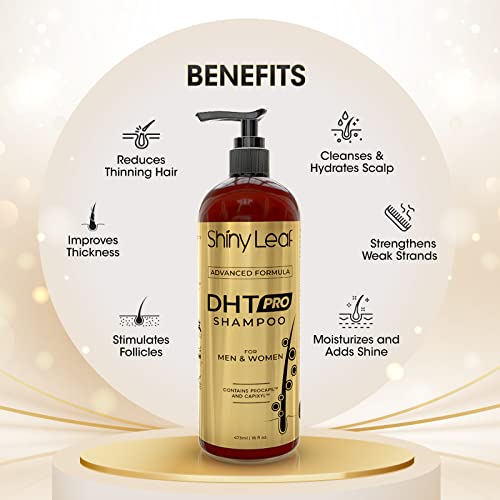 DHT Pro Shampoo and Conditioner Advanced Formula with Procapil and Capixyl, DHT Blockers and Natural Extracts, Hair Loss Solution for Men and Women, Stimulates Follicles, Prevents Thinning Hair