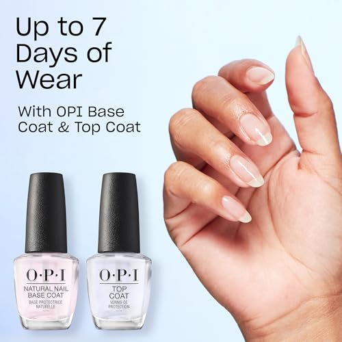 OPI Nail Lacquer Nail Polish | Opaque Light Green Crème Chip Resistant Nail Polish | Vegan, Fast Drying, Streak Free