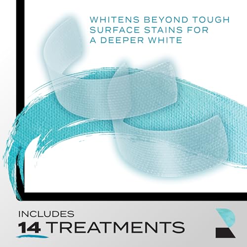 Rembrandt Teeth Whitening Strips, Deeply White, Enamel-Safe, 28 Whitening Strips (14 Treatments)