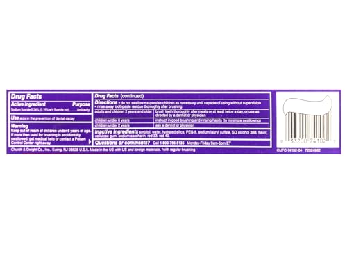 Close-Up Cinnamon Anticavity Flouride Toothpaste 6 Ounce (Pack of 6)