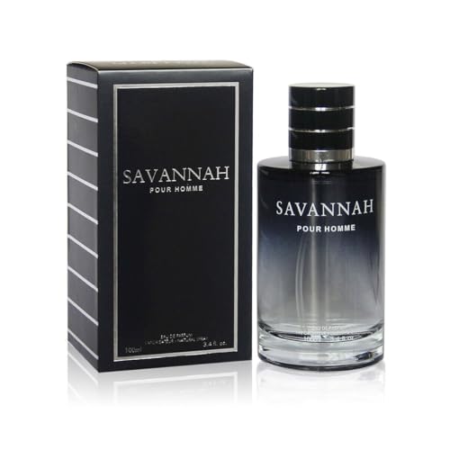 TWISHA Savannah Black & Azure Vantage Cologne for Men 3.4oz/100ml, Eau de Parfum, (Our Impression of Sauvages & Azure vintage), Long Lasting Fragrance