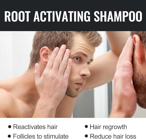Root Activator Shampoo, Hair Growth Root Activator Shampoo, For Anti-Hair Loss, Natural Formula for Men and Women（100ML）