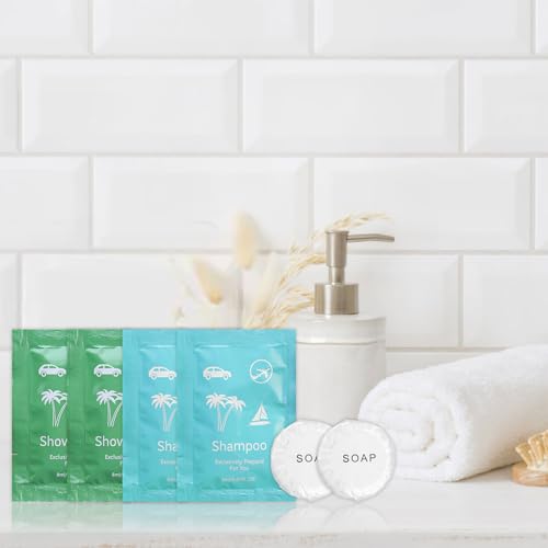 Travel Size Soap and Shampoo,Travel Size Body Wash and Shampoo Bulk 0.28fl Oz,Travel Size Shower Gel Set，Shampoo Bulk Travel Size ,Hotel Supplies Bulk Hygiene Kits for Homeless Hotel (Pack of 20)