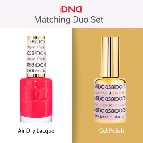 DND Gel Polish Set, Green Collection, UV/LED GelPolish and Air Dry Nail Lacquer, Matching Chip-Free Polish Duo, 0.5 Fl Oz Each