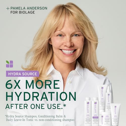 Biolage Hydra Source Leave-In Cream - Instantly Moisturizes & Seals Split Ends, For Dry Hair, With Fermented Aloe & Micro-Filtered Hyaluronic Acid