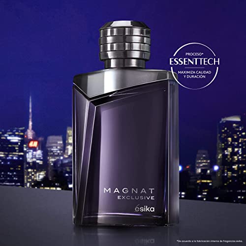 ésika - Magnat Exclusive Perfume de Hombre con Aroma Herbal Aromático 90ml/3.04oz
