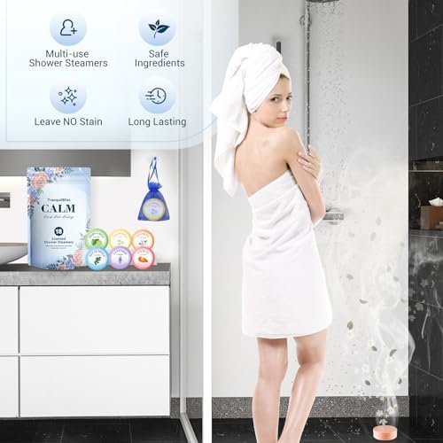 Shower Steamers, 18 PCS Set, Self Care Relaxation Shower Tablets with Shea Butter, Shower Bombs, Christmas Gift Ideas for Mother's Day, Women, Wife