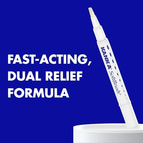 Kank-A Soft Brush Tooth & Gum Pain Gel - 0.07 oz, Pack of 2