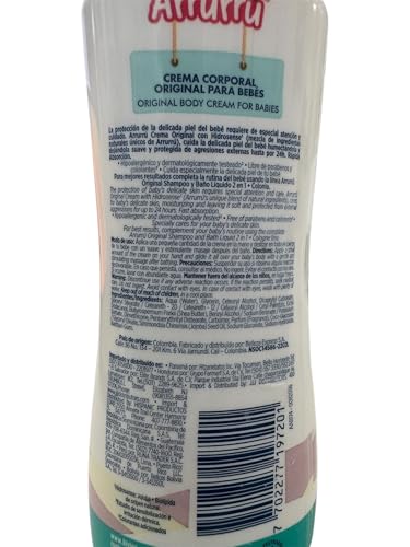 Dúo Pack Arrurru Rosado 400 ml (13.52 fl.oz) + Crema Orginal 220 ml (7.43 fl.oz)