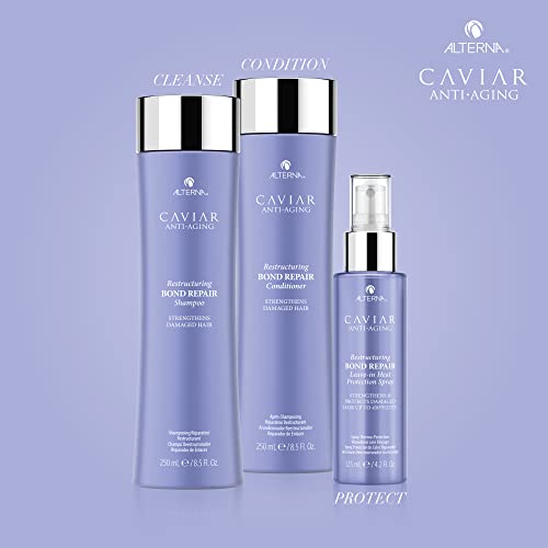 CAVIAR Anti-Aging Restructuring Bond Repair Conditioner | For Brittle, Damaged and Split Ends | Repairs, Strengthens & Protects Damaged Hair | Sulfate Free