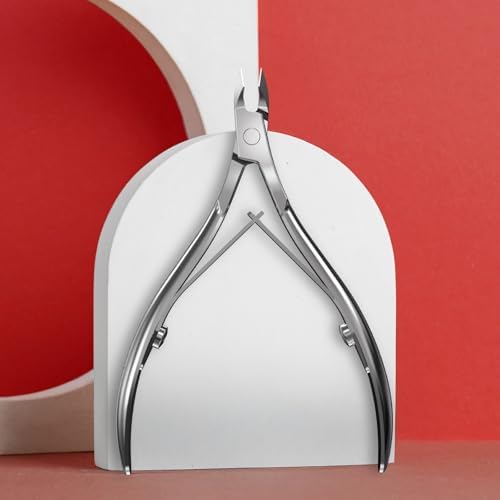 Staleks CLASSIC 12 Cuticle Nippers – 5mm Blade – Stainless Steel – Compact Design – For Home Manicure & Pedicure