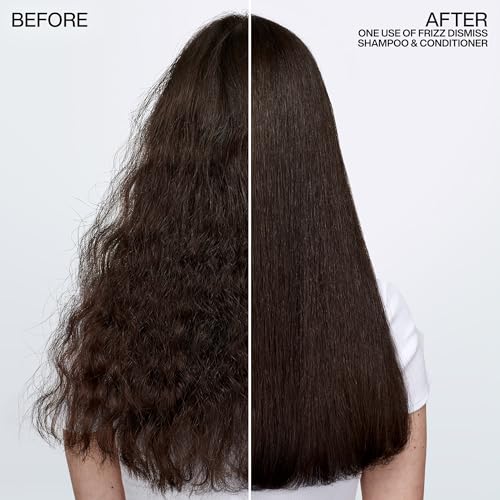 Redken Frizz Dismiss Mask, Intense Smoothing Treatment For Unruly Hair - Ultra Hydrating Smoothing Hair Mask, Hydrates, Smooths and Tames Frizz
