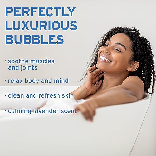 Life-flo Magnesium Oil Bath Soak Lavender Scent, Plus Magnesium Chloride from Zechstein Seabed, Cleanses and Refreshes, Relaxes Muscles and Joints, 60-Day Guarantee, Not Tested on Animals (Lavender)