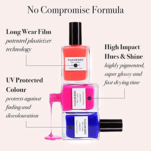 Strengthen & Breathe Oxygenated Base Coat and Nail Strengthener | 2-in-1 Nail Treatment | Boosts Nail Condition and Strength | Vegan | Certified Halal and Cruelty Free | 12-Free | 15 ml