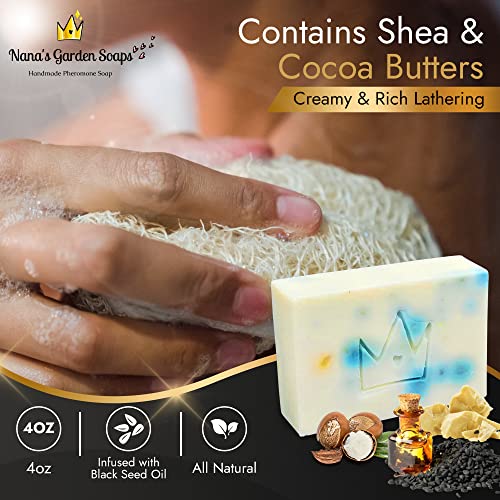 Nana's Garden Pheromone Soap Bar 4oz Mens (AndrosteRone + AndrosteNone + Androstadienone + Androstenol) [2 Pack]